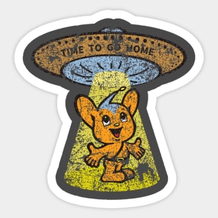 Pipokun - Time To Go Home - Distressed Sticker